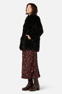 Princess Highway - Belinda Fur Coat - black