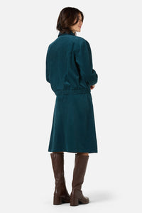 Princess Highway - Jamie Cord Bomber Jacket - teal