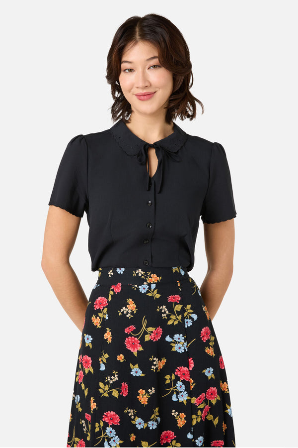 Princess Highway - Josephine Blouse - black