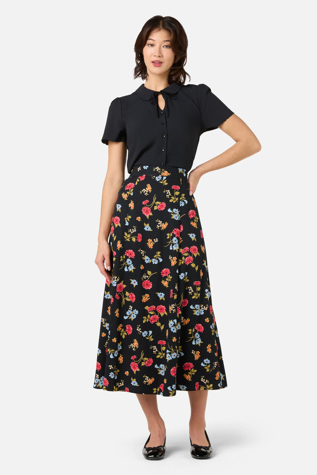 Princess Highway - Josephine Blouse - black