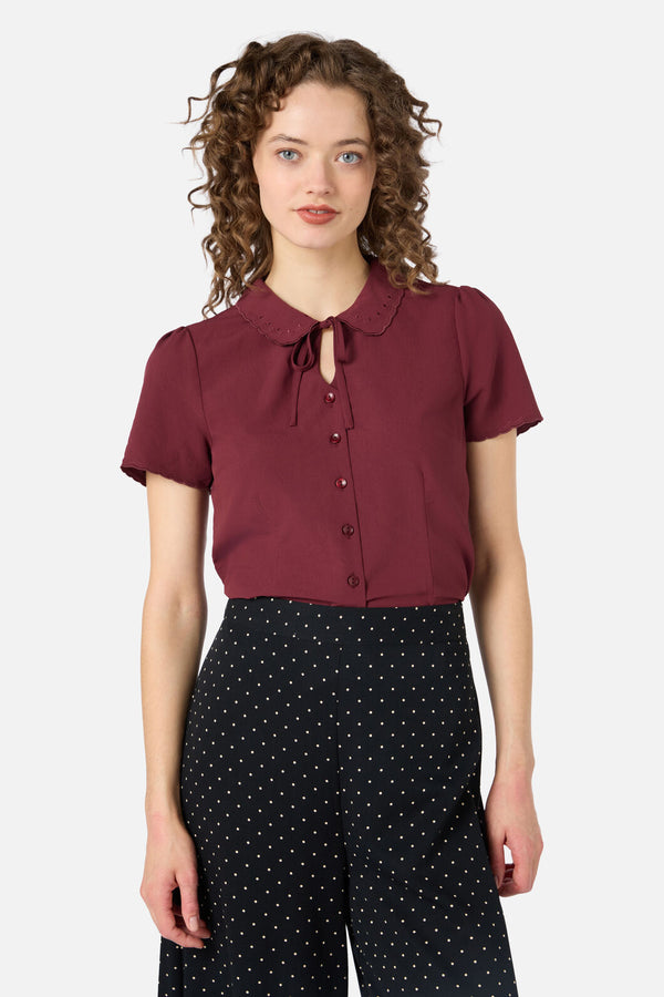 Princess Highway - Josephine Blouse - plum