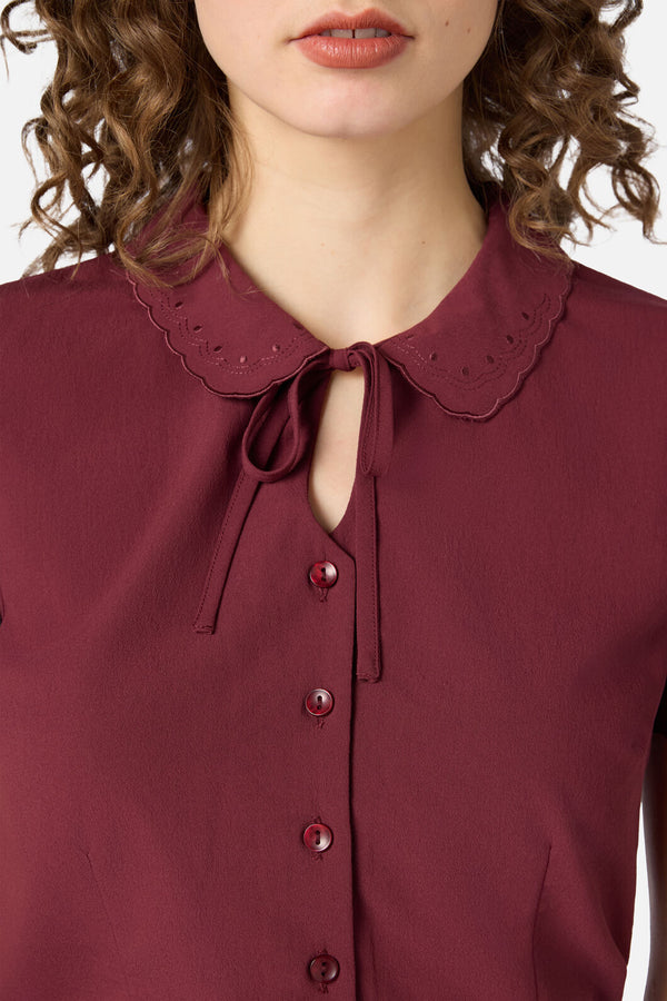Princess Highway - Josephine Blouse - plum