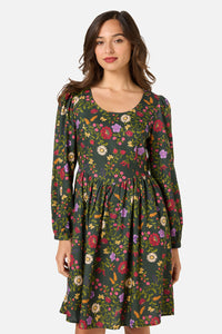 Princess Highway - Joelle Folk Floral Mini Dress - green