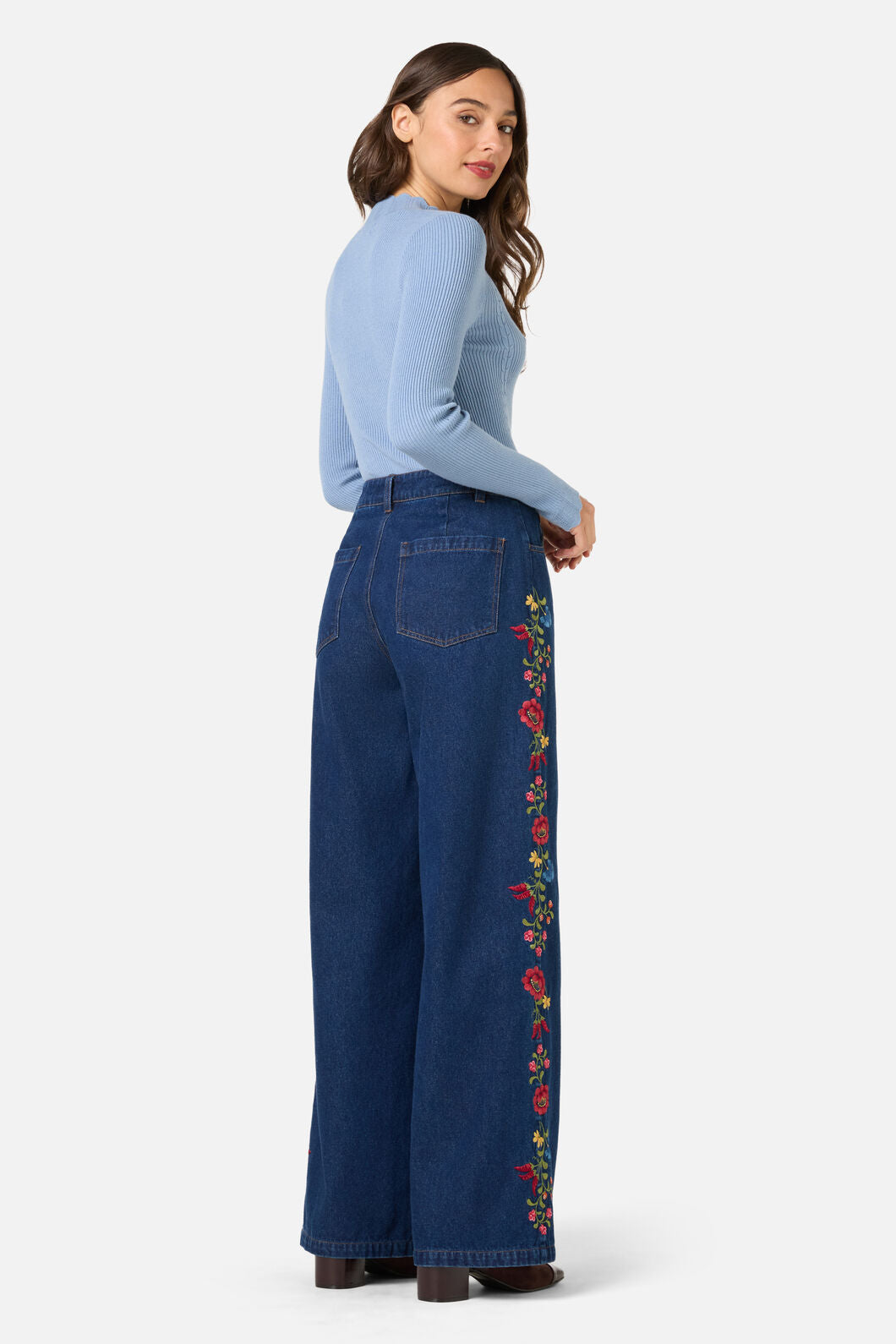 Princess Highway - Sophie Long Sleeve Knit Top - blue