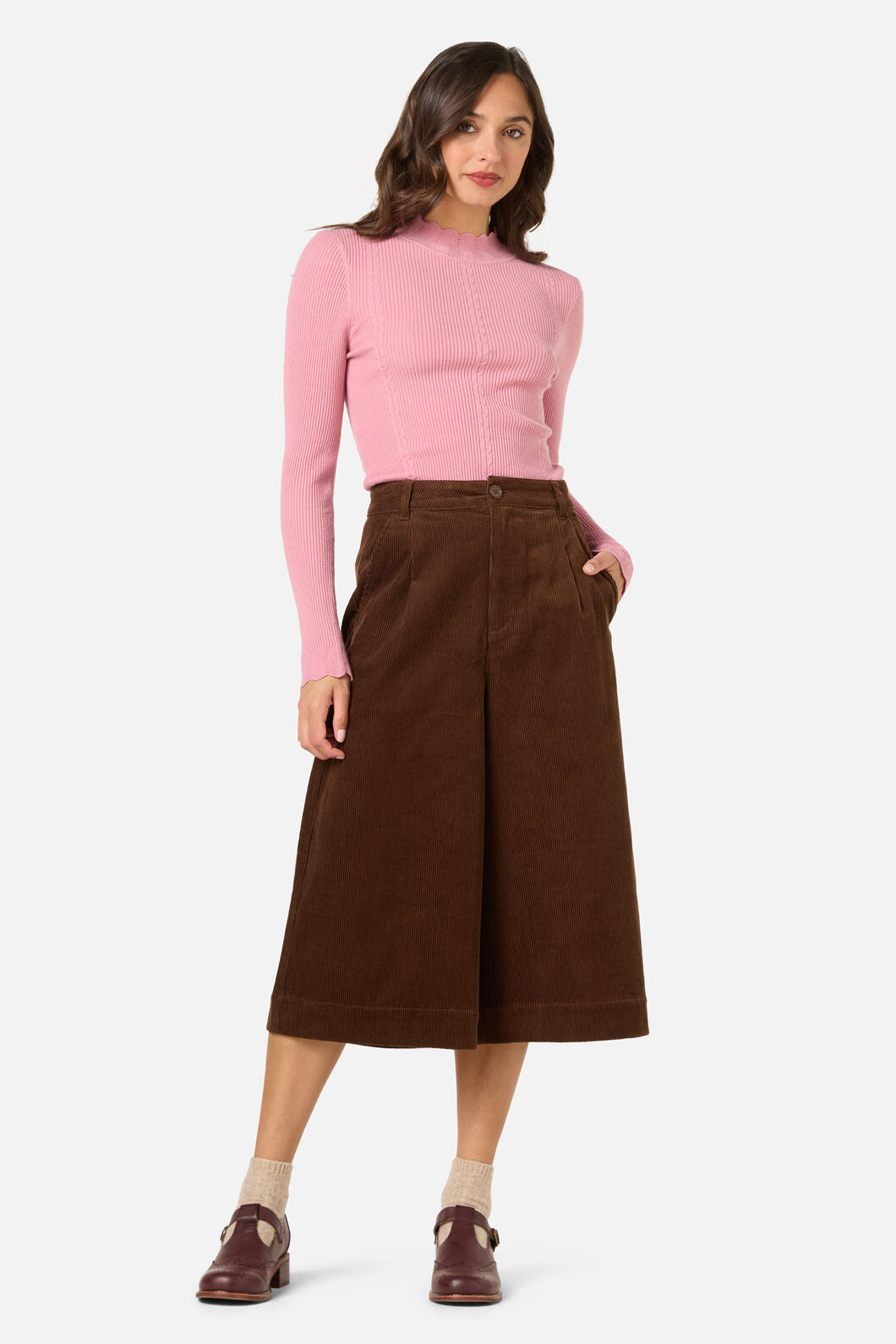 Princess Highway - Sophie Long Sleeve Knit Top - pink