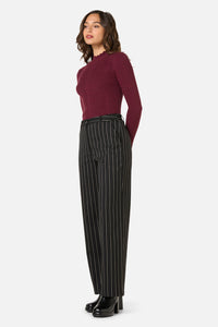 Princess Highway - Sophie Long Sleeve Knit Top - plum
