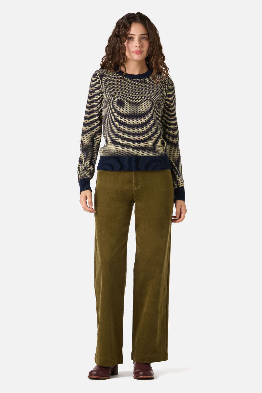 Princess Highway - Riley Vintage Knit Jumper - navy