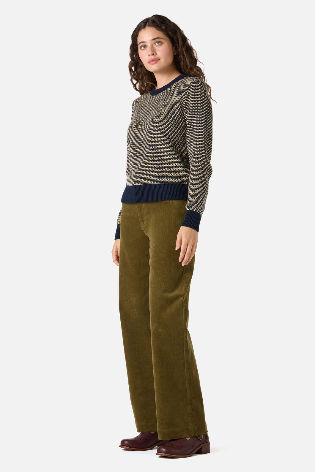 Princess Highway - Riley Vintage Knit Jumper - navy