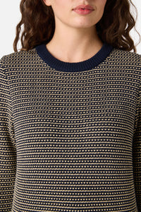 Princess Highway - Riley Vintage Knit Jumper - navy