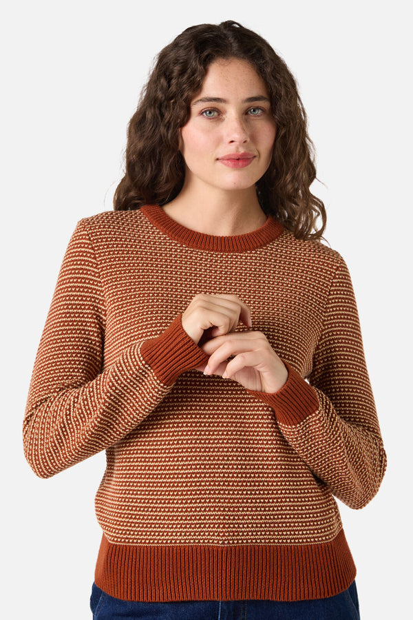 Princess Highway - Riley Vintage Knit Jumper - rust
