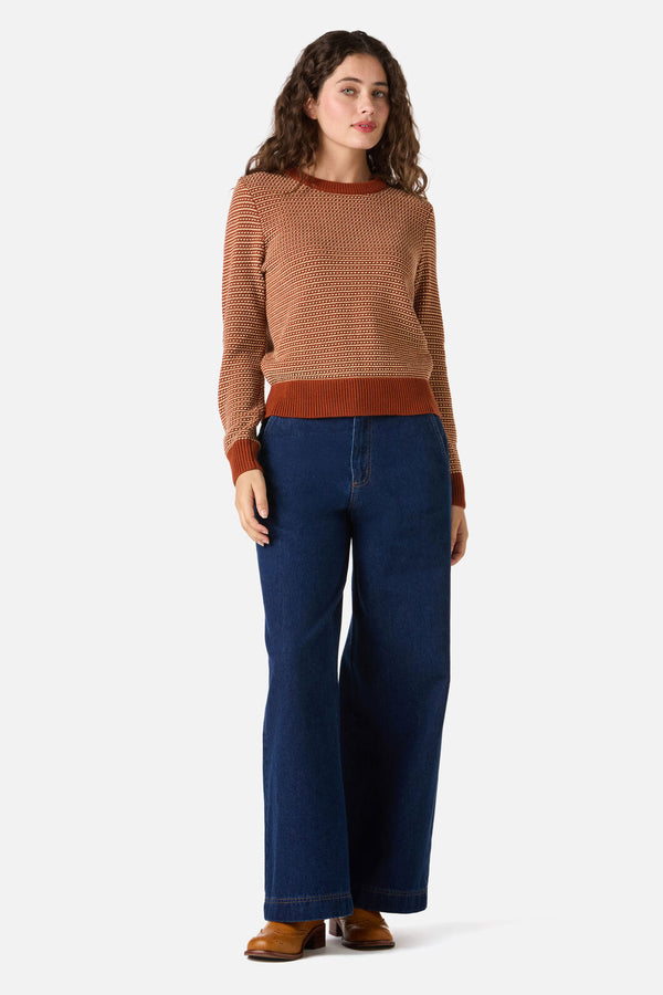 Princess Highway - Riley Vintage Knit Jumper - rust