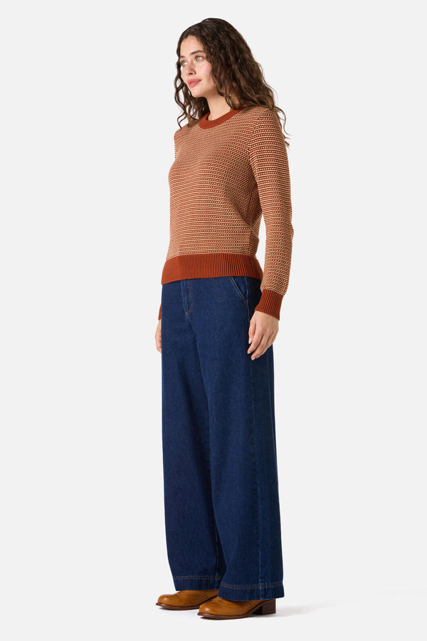 Princess Highway - Riley Vintage Knit Jumper - rust