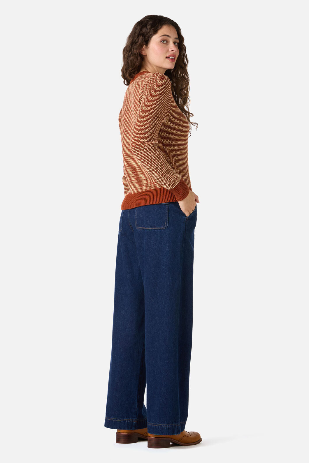 Princess Highway - Riley Vintage Knit Jumper - rust