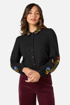 Princess Highway - Joelle Embroidered Blouse - black