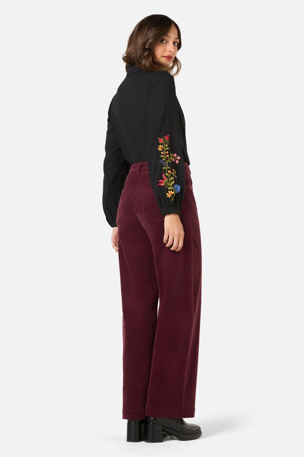 Princess Highway - Joelle Embroidered Blouse - black