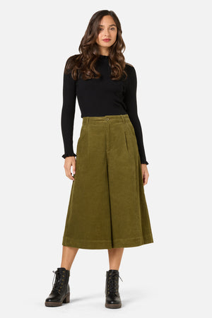 Princess Highway - Adeline Cord Culotte - green