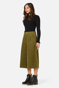 Princess Highway - Adeline Cord Culotte - green