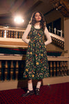 Princess Highway - Midnight Garden Midi Dress - chocolate