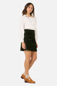 Princess Highway - Midnight Garden Embroidered Blouse - cream