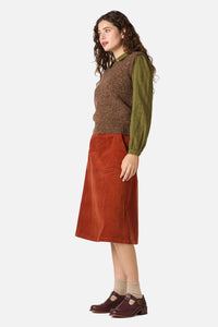 Princess Highway - Cute Cozy Wool Blend Vest - chocolate