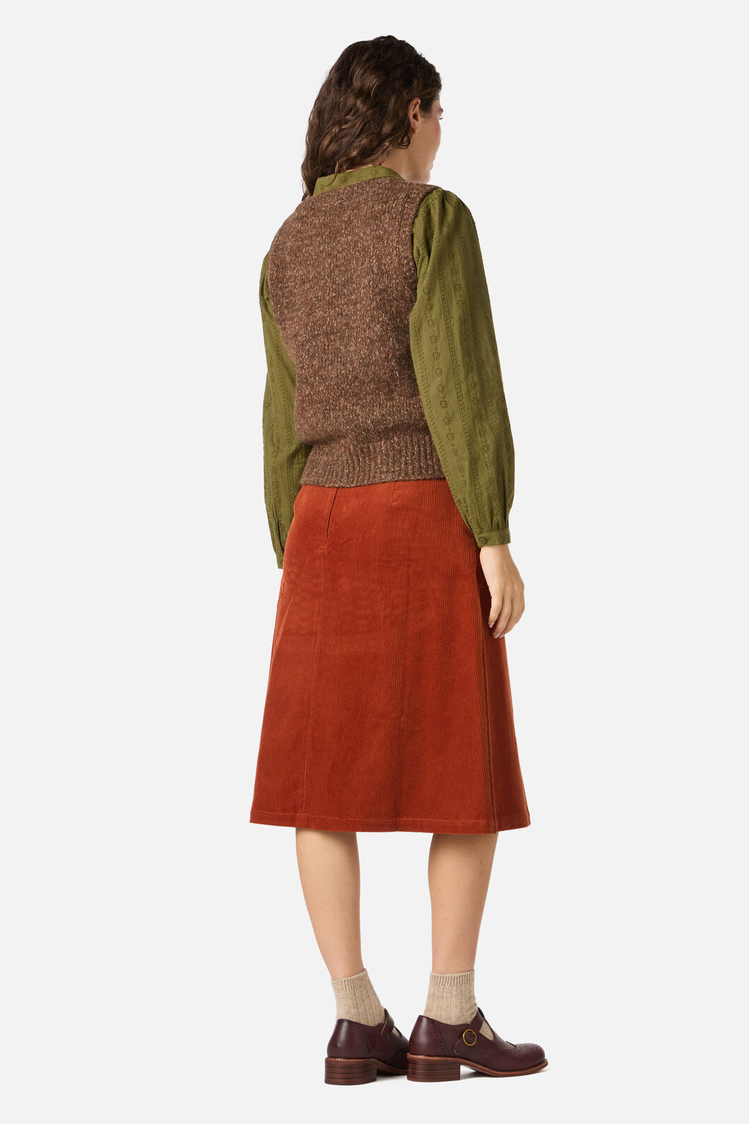 Princess Highway - Cute Cozy Wool Blend Vest - chocolate