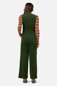 Princess Highway - Robyn Cord Jumpsuit - green