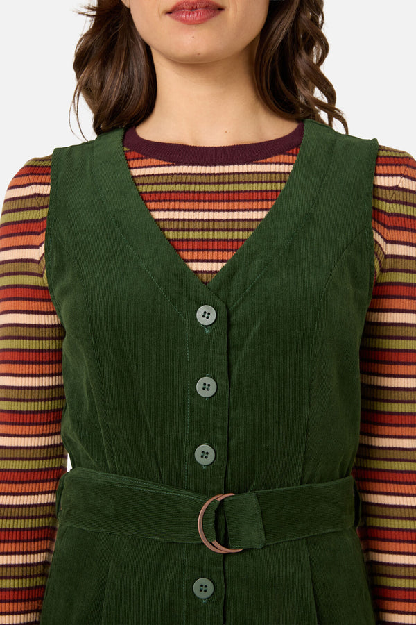 Princess Highway - Robyn Cord Jumpsuit - green