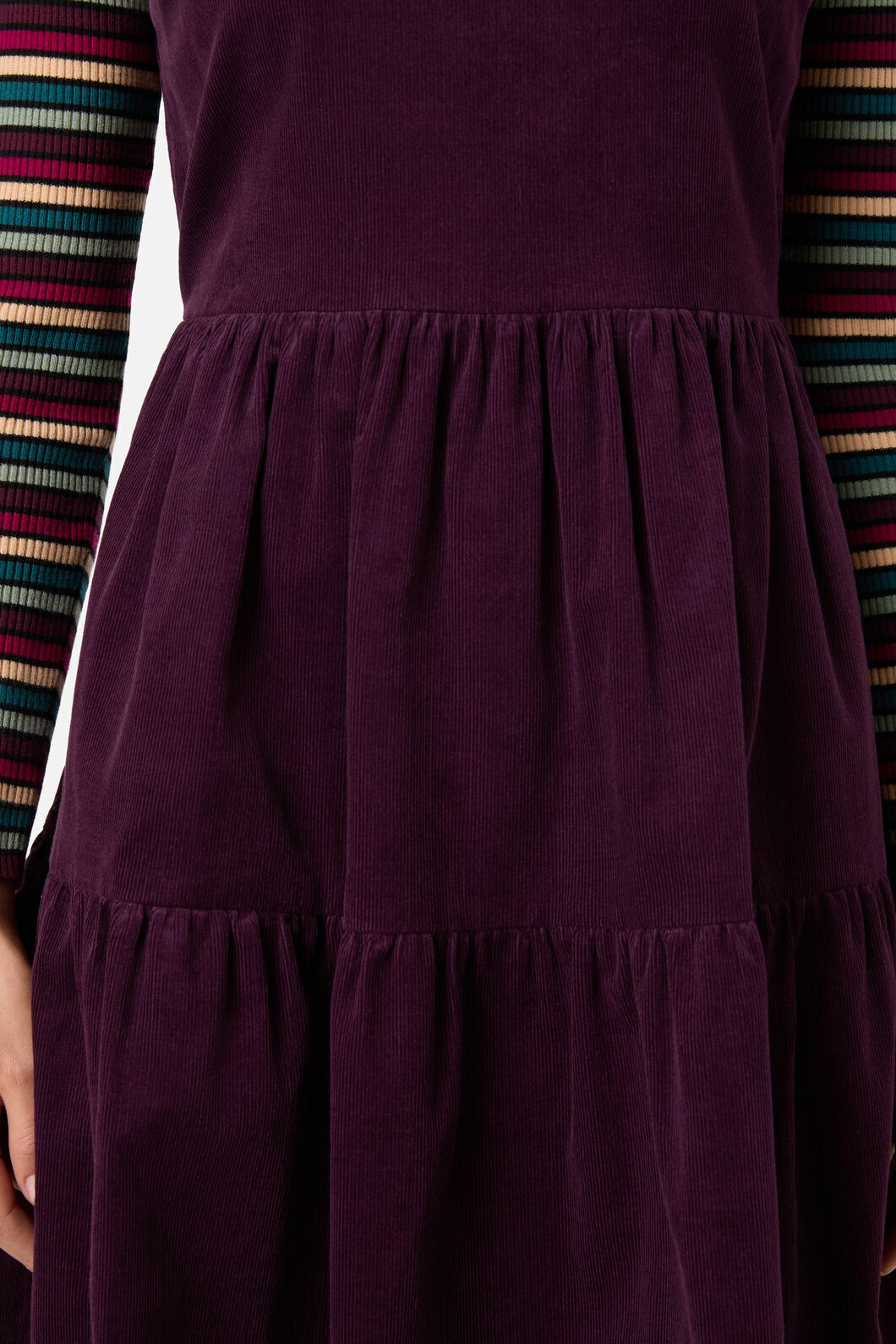 Princess Highway - Dani Cord Sleeveless Dress - grape