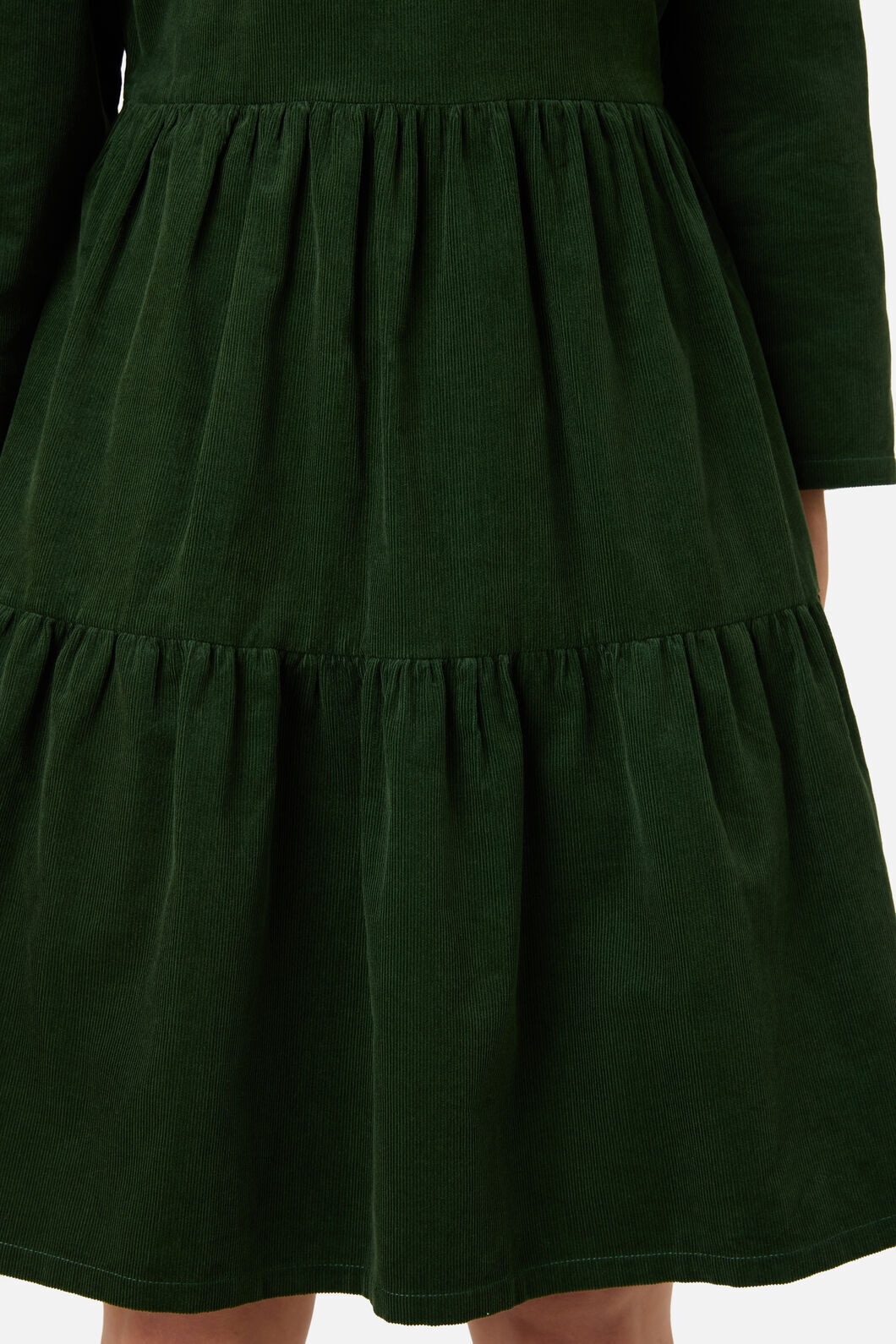Princess Highway - Dani Cord Sleeved Dress - green