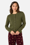 Princess Highway - Jodie Wool Blend Cardigan - olive-green