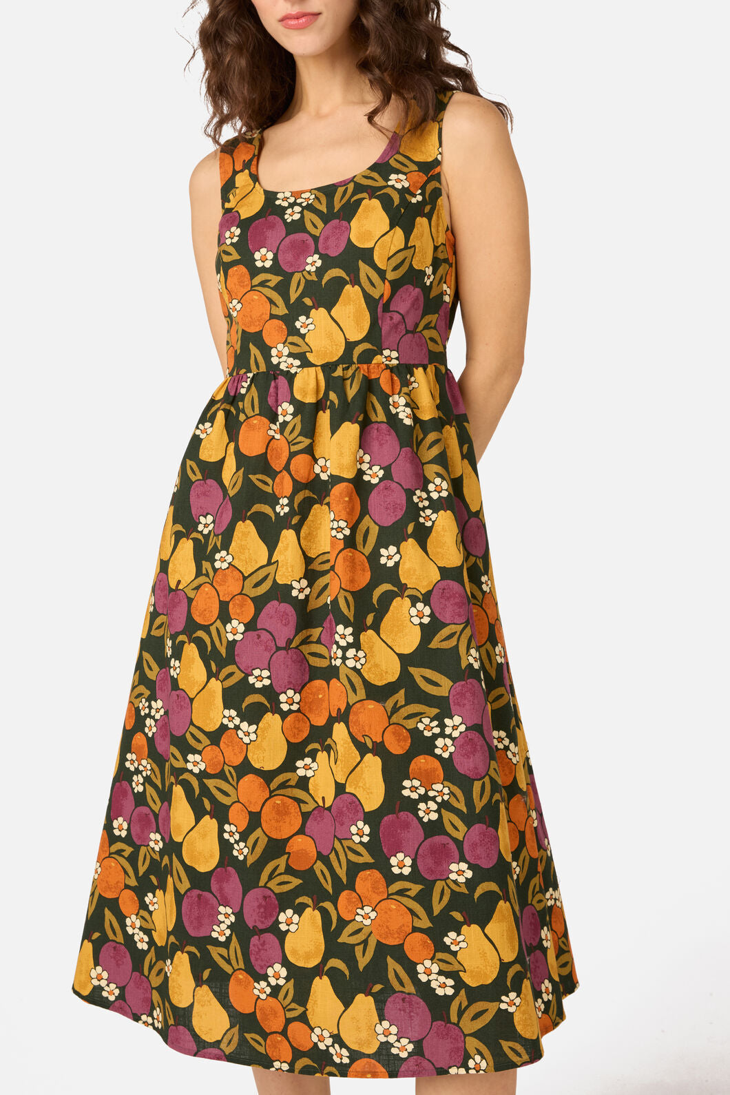 Princess Highway - Fancy Fruit Midi Dress - green