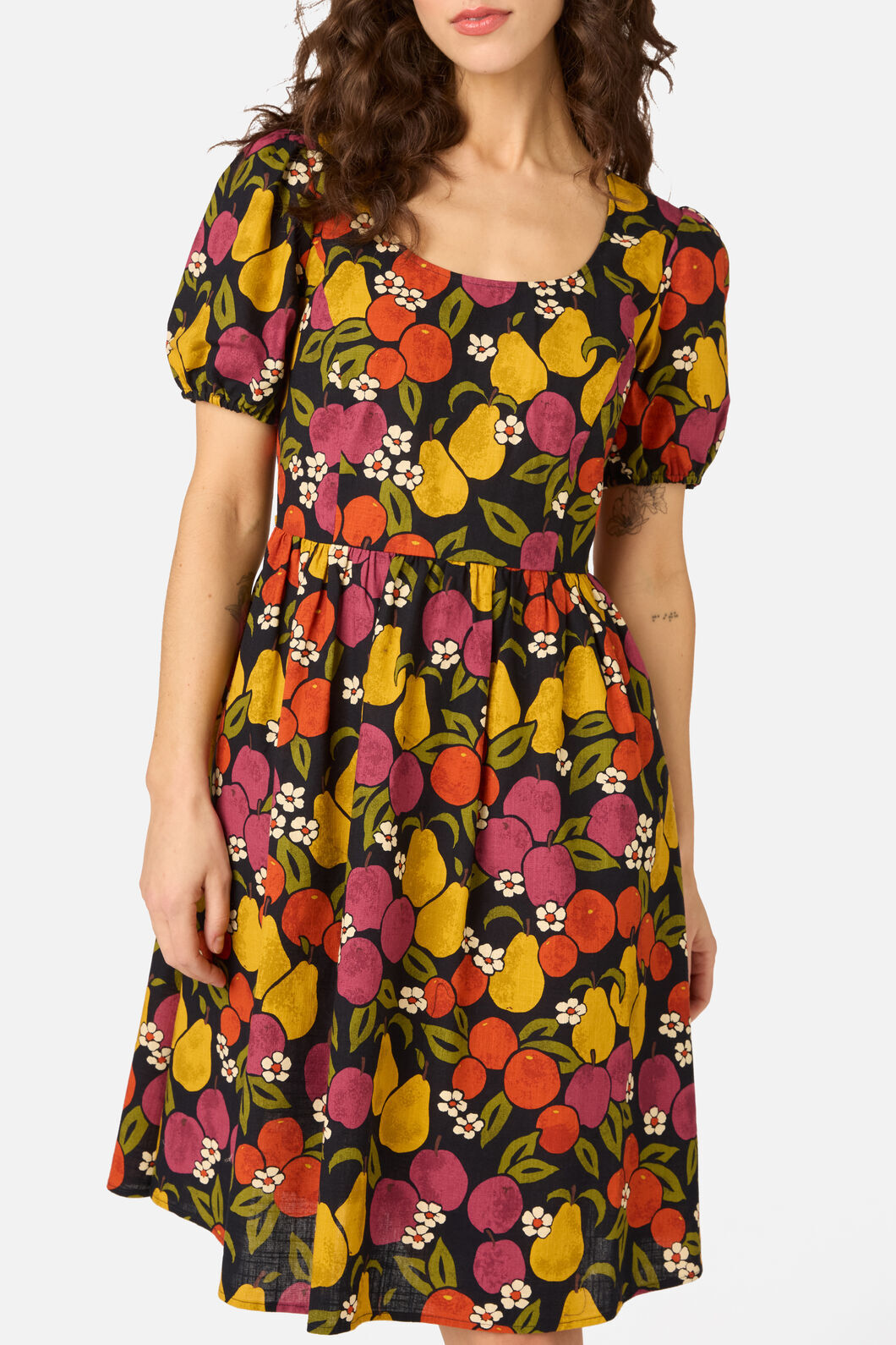 Princess Highway - Fancy Fruit Mini Dress - navy