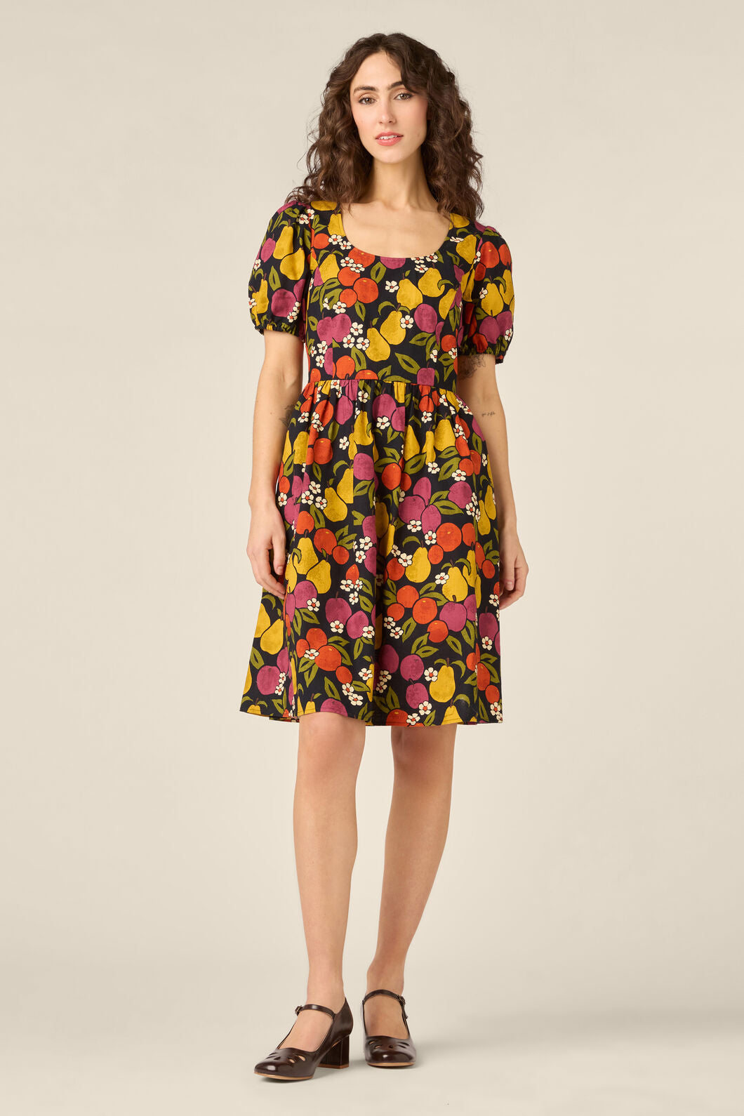 Princess Highway - Fancy Fruit Mini Dress - navy