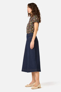 Princess Highway - Ditsy Ladybug Floral Blouse - navy