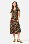 Princess Highway - Posy Floral Midi Dress - black