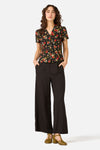 Princess Highway - Posy Floral Blouse - black