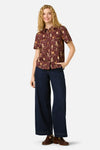 Princess Highway - Cute Cats Blouse - plum