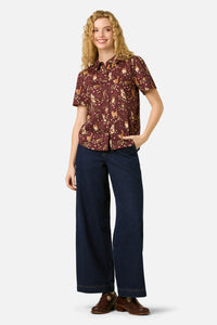 Princess Highway - Cute Cats Blouse - plum