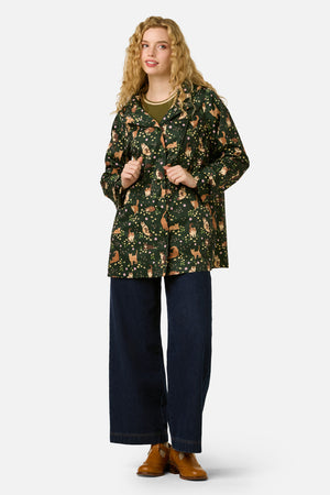Princess Highway - Cute Cats Raincoat - green