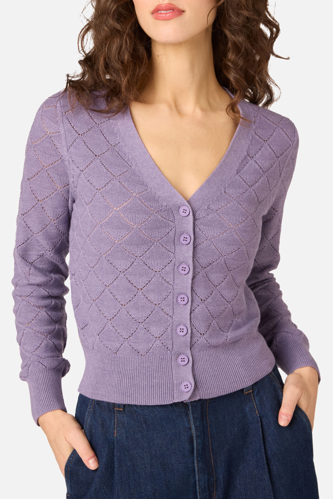 Princess Highway - Celina Cardigan - lilac