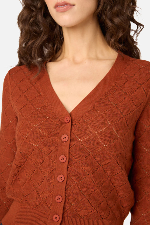 Princess Highway - Celina Cardigan - paprika