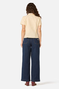 Princess Highway - Ladybug Embroidered Blouse - lemon
