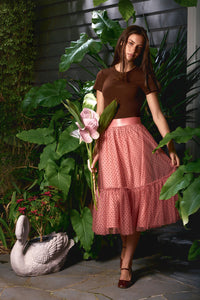 Princess Highway - Olivia Spot Tulle Skirt - pink