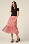 Princess Highway - Olivia Spot Tulle Skirt - pink