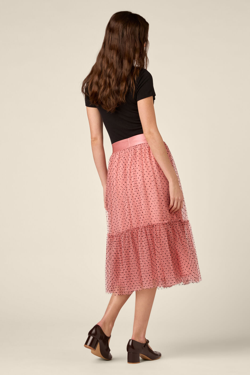 Princess Highway - Olivia Spot Tulle Skirt - pink