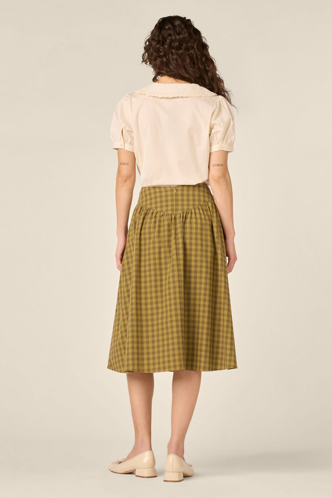 Princess Highway - Lydia Short Sleeve Blouse - cream