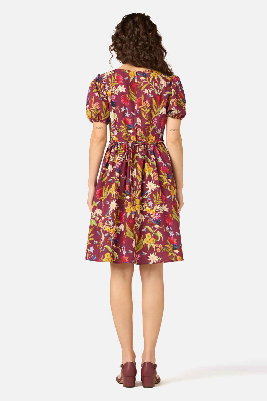 Princess Highway - Fairy Wren Mini Dress - plum