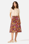 Princess Highway - Fairy Wren Midi Skirt - plum