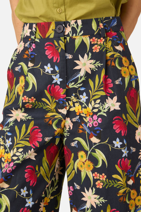 Princess Highway - Fairy Wren Wide Leg Pant - navy