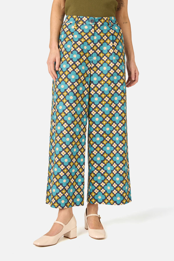 Princess Highway - Mimi Retro Wide Leg Pant - navy
